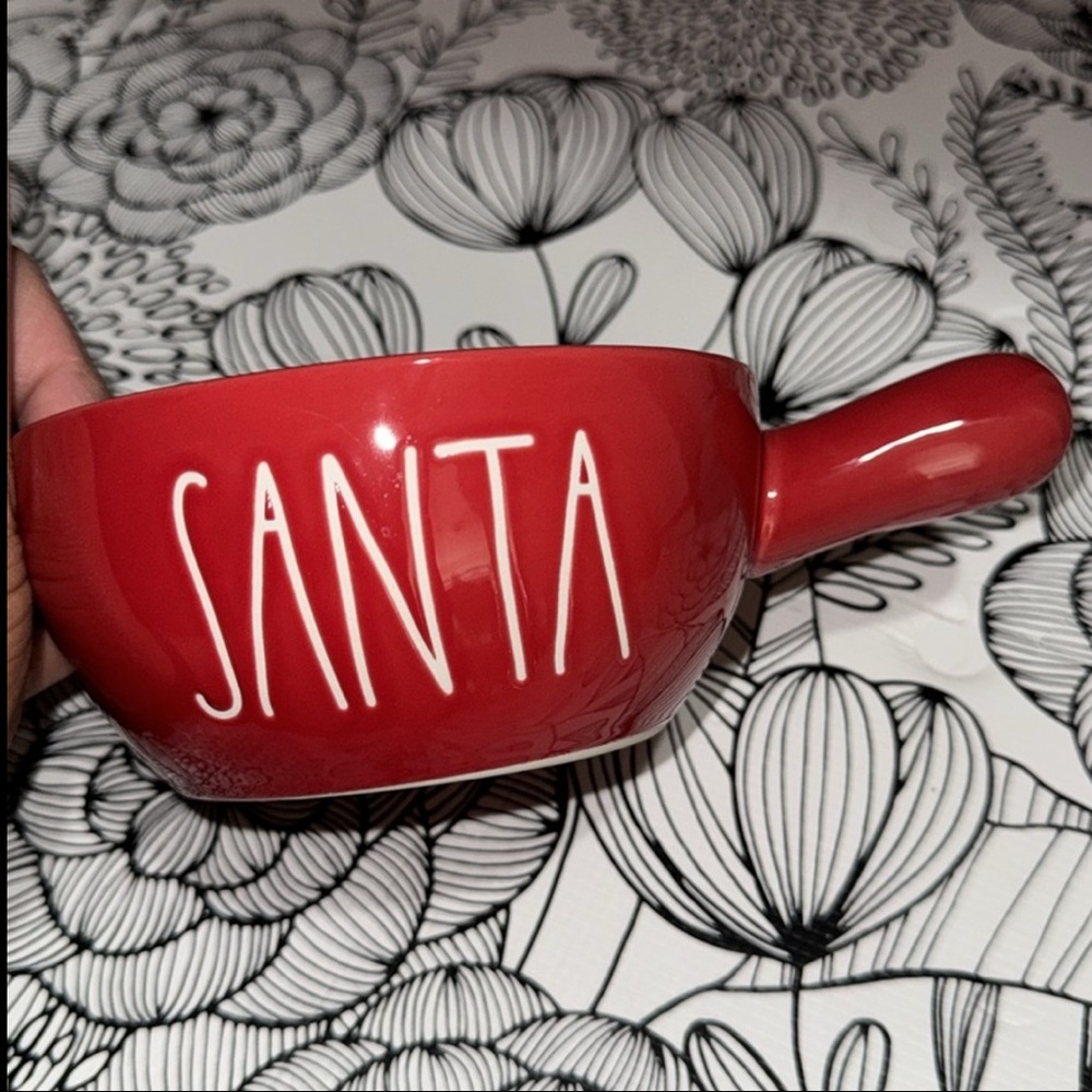 Rae Dunn Santa Ceramic Bowl